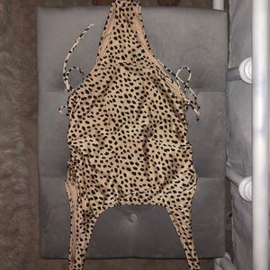 Forever 21 cheetah print one piece bathing suit